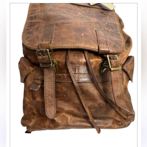 WILSON Genuine‎ Leather Backpack, ONE SIZE - Picture 2 of 16
